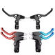 A complete collection of mountain bike aluminum alloy bicycle brake handlebars, children's brake levers, universal bicycle handbrake handle accessories, and a set of front and rear brake lines with cable tubes