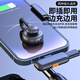 Pinshi Intelligent Noise Reduction Wireless Lavalier Microphone Radio Pickup Mobile Live Broadcaster Recording Douyin Short Video Shooting Sound Transmission Equipment Sound Card Outdoor Little Bee (Dual-level Noise Reduction) Flagship Type-C Interface Send Apple Adapter