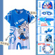 G.duck Labubu 2025 children's swimsuit, boy's one-piece swimsuit, baby boy's quick-drying swimsuit and trunks set, one-piece suit + swimming goggles 110 L (recommended height 85-105CM)