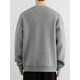 Apocalypse Century Henry Collar Fashion Simple High-end Knitted Sweater Men's Lazy Style Boys Sweater 2025 Autumn and Winter Trend 2555 Light Gray M Recommended 100-120Jin Jin equals 0.5 kg