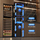 BAIKAILUN variable frequency wine cabinet with hidden handles, ice bar, first-class energy efficiency, professional-grade Pu'er tea cigar cabinet, office villa refrigerator, dual-temperature beverage cabinet, fruit beverage refrigerated cabinet, 1.8 meters | single temperature | red wine ice bar model | 268L