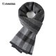 EVAIOGG high-end 100% cashmere scarf men's winter thickened warm plaid scarf birthday gift for boyfriend and husband Mituo 30*180CM