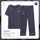 Septwolves Pyjama Herren Sommermodal dünne kurzärmelige Hosen losen 5xl extra-große Größe Home-Kleidung für Außenkleidung Als9902 m