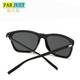 Pajes retro polarized sunglasses men's same driving mirror sunscreen sunglasses sunglasses color transformation sunglasses black model