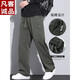 Vancl Eslite American Trendy Brand Working Pants Men's Loose Straight Paratrooper Pants 2025 Summer Thin Sports Charge Casual Pants 9856-Military Green Regular M [Merchant] 90~110Jin[Jin equals 0.5 kg]