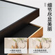 美优淳黑白灰抽象艺术沙发背景墙装饰画高级感客厅挂画现代简约三联壁画 JD21708 左右60*80中110*80 晶瓷铝合金黑框