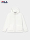 
FILA Women's woven jacket 2025 summer new fashion casual simple loose hooded top Yunbai-WT XS 155/76A/XS