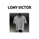 FR.YH.ZHLOMY VICTOR欧洲站顶奢夏季新品T恤NZN1396 条纹 XL 【130-150】