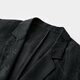 Tricolor Acetic Acid 2025 Autumn New Commuting Blazer Suit Temperament Simple Black M 160/84A