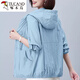 Woodpecker sunscreen clothes mother suit short jacket 2025 new summer breathable sunscreen clothes fashionable spring and autumn women's clothing Pink M [80-100Jin [Jin equals 0.5 kg]]
