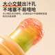 Xulin Japanese bite baby fruit 6 months and above food grade music bag eating fruit food supplement full silicone teething little monster S+L size bottle grade PPSU material 2 pack