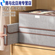 Underwear storage box, home wardrobe, socks, drawer-type storage box, dormitory fabric bra compartment, 17 compartments with cover - dark gray three-in-one storage box