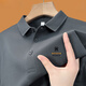 Czcm Light Luxury High-End Brand Brand Roomed Polo рубашка для мужской футболки Lose Casual Collar Business Top New Style New Style рубашка Y1Polo-Black 2xl 150-165Jin [Jin равняется 0,5 кг]