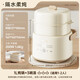 Bear electric stew pot, baby food pot, porridge pot, soup pot, electric stew pot, water-proof stew pot, small electric pot, bird's nest stew pot, household soup pot, small stew pot, steaming all-in-one 1L, 1-2 people, 1L white porcelain, with steamer