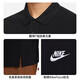 Nike (NIKE) men's short-sleeved T-shirt POLO shirt pure cotton sports casual simple FN3895-010 Black XL
