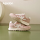 Agsdon German training shoes for women new versatile breathable sneakers for women thick-soled fashion casual shoes B151373 pink 38