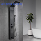 Écran de douche Vieruodis Ensemble de douche noir