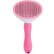 Cat and dog comb to remove floating hair artifact, pet-specific long hair cleaning comb to thin the lint and remove artifact, one-click self-cleaning, protective beads, random colors