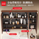 
Gujia Home Smart Bathroom Cabinet Medium-old Ceramic Integrated Bathroom Washing Basin Basin Cabinet Combination Washing Table 6217