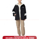 
NEW BALANCE color-blocked zipper stand collar jacket men and women black black S