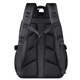 Edison Inventor Junior High School Schoolbag Schoolbag Male High School College Student Backpack Ridge Protection Burden Reduktion und Wasserspritztack 2557-1 Schwarz