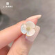 Anti-exposure brooch buckle corsage small pin buckle pin to fix clothes 2024 new trendy high-end accessories women's suit flower + snowflake two-piece set
