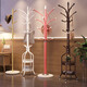 Chibalun bedroom floor-standing coat rack household clothes rack metal room overnight clothes storage artifact indoor drying rack