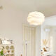 XMSJ Restaurant Chandeliers Einfache moderne kreative Designer-Raumleuchten Gang-Creme-Stil Hauptschlafzimmer Mädchen für Kinderzimmerlampen 9272 Kronleuchter 35 cm Drei-Farben E27 Lichtquelle