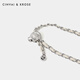 Sitio web oficial de Cinvaikrose Small C/K Bag Women's Bag 2025 New Diamond Chain Bag Bagbody Bagbody Bag Bag Bag Beige White