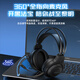 Acer OHW303 gaming headset headset e-sports headset with microphone wired desktop computer Internet cafe game chicken delta action black dual 3.5mm interface