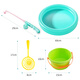 Qiaoqiaotu Kindermagnetischer Fischereispielzeugset aufblasbarer Pool kann Fisch schnappen, um Jungen und Mädchen Geburtstagsgeschenke 3-6-12 Jahre zu geben