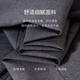 Roeyshouse Roe Intellectual Couleur solide Robe de cou rond pour femmes 2025 Summer New Style Commuter mince jupe droite 12170 Gray L