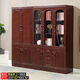 Office file cabinet with lock office background wall display cabinet boss storage information cabinet shelves storage bookcase 695# four-door combination cabinet model 1.4mm