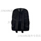 New Balance Sports y Casual Zipper Closure Fabric Mochila hombres y mujeres del mismo estilo pareja negra negra