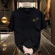 Playboy (Playboy) T-shirt de coton pur à manches courtes à manches courtes pour hommes à manches demi-manches à manches d'été Couple de voyage Top Trendy White [avant gauche petite photo K5009 Fleur d'oiseau] 2 S Recommandé 90-100jin [Jin est égal à 0,5 kg]