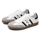 Junfengbird Sommer Extra-große Größe Herrenschuhe 45 lässige weiche alleinige Schuhe Herren 46 Japanische Nische weiße Schuhe 47 Retro Moralische Trainingschuhe 48 9715 Weiß grau 45