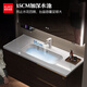 
Gujia Home Smart Bathroom Cabinet Medium-old Ceramic Integrated Bathroom Washing Basin Basin Cabinet Combination Washing Table 6217