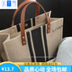 Prince Snow Bag Neu 2023 Bag Damenbeutel Handheld Sommer großer Kapazität Mommy Canvas Stoff Crossbody Single Schultertasche 9930 Stripe Black-