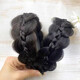 Jiaoxuefei Jiaoxuefei fishbone braid wig headband brown and black new twist braid hairpin hair bundle headband braided headwear