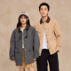 Champion champion work jacket men's new British barn jacket women's Bath style lapel trend carbon gray XS