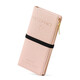 Reisebeutel Reise Wallet Wallet Multifunktion Ticket Clip Multi-Card Reißverschluss Anti-Diebstahl-Pinsel-ID-Kartenpassclipschutzabdeckung Y9028 Braune Diebstahlbürste