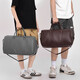 Large capacity travel bag handbag single shoulder crossbody bag business casual duffle bag men wet dry and separate fitness bag black