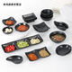 Sanqihutaide melamine small flavor dish dipping sauce plate barbecue seasoning dish soy sauce sauce plastic vinegar dish commercial dish h1098