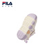 FILA children's sports shoes 2025 autumn new baby Velcro toddler shoes for boys and girls, light lavender purple/milk white-LG 26 inner length 16.0cm