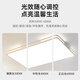 
Full spectrum package Zhongshan lamp living room lamp main lamp modern simple atmospheric rectangular LED ceiling lamp headlight 36W Full spectrum eye protection RA9738*38CM-36W-