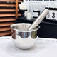 Sailotou ZBW04 stainless steel garlic pounder, grinding and grinding jar, thickened solid manual garlic pounding jar, garlic mortar jar