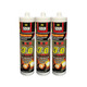 Mesgoton Fireproof Galle Vidry Silicona resistente a la temperatura Alta viscosidad Retardante Retardante impermeable Sellado Glue 450 Blanco resistente a alta temperatura 12801 Conveying Glue Gun Gun
