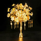 Cup Horse Bride Hochzeitsblüten mit Blumen Hochzeit DIY Golden Neu Hochzeit XiUhe bester Freund Chinesischer Gold Goldener Zweig Jade Leaf (fertiges Produkt + High-End-Geschenkbox)
