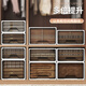Jiabangshou [New Product] Thickened Transparent Drawer Clothes Storage Box Wardrobe Underwear Storage Box Storage Box Storage Box Collection Thickened Model 3520 [Deep 47*Width 34.5*High 20] Designer Model - Upgraded Thickened Moisture-proof [One Box One