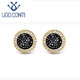 
Hengyuanxiang Crystal Cluster Cufflinks Men's Fashion Light Luxury Customized French Shirt Cuff Stud High Silver Black Crystal Cuffs Cufflinks